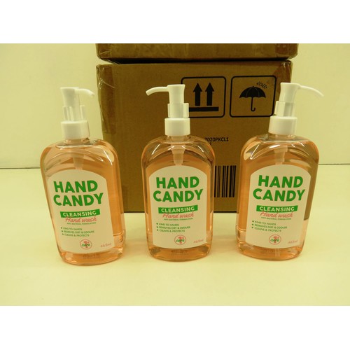 128 - TWO BOXES OF TWELVE BOTTLES OF HAND CANDY CLEANSING HAND WASH 46.5ML