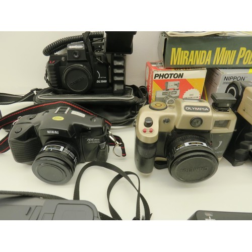 133 - SELECTION OF ASSORTED GOOD QUALITY CAMERAS