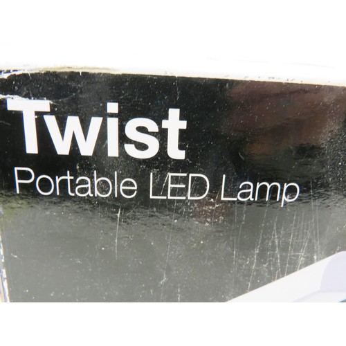 134 - 3 x TWIST PORTABLE LED LAMPS - WORKING