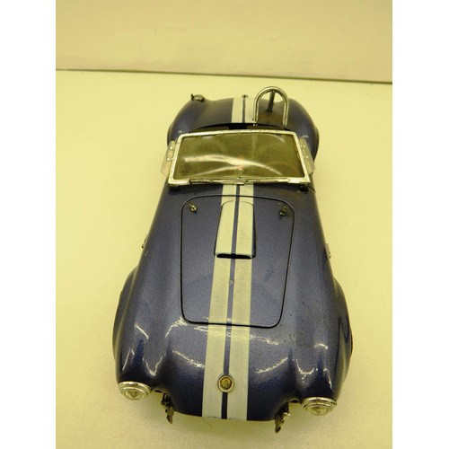 151 - SHELBY 1:18 SCALE DIECAST COBRA BLUE