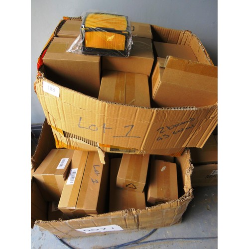 188 - 2 x BOXES OF LAWN MOWER FILTERS KITS- 45PIECES