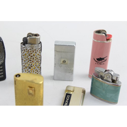 443 - 15 x Assorted Vintage Cigarette LIGHTERS Inc Ronson, Colibri, Manuman, Etc