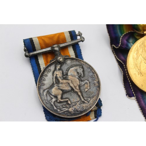 411 - WW1 Medal Pair & Original Ribbons Named 98773 Sgt E. Davis, RA