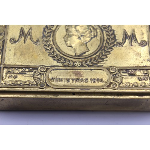 459 - WW1 1914 Princess Mary Brass Christmas Tin