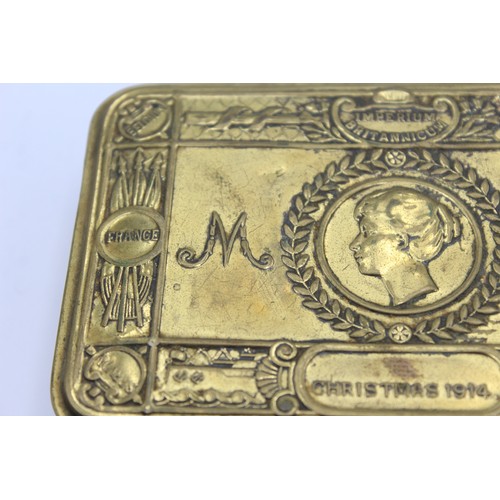 459 - WW1 1914 Princess Mary Brass Christmas Tin