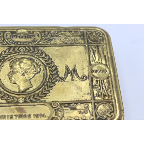 459 - WW1 1914 Princess Mary Brass Christmas Tin