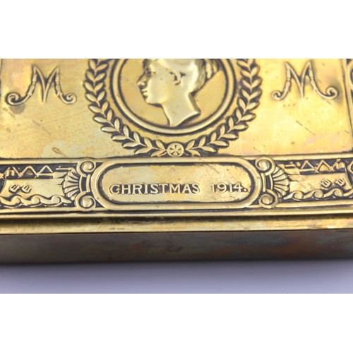 479 - WW1 1914 Princess Mary Brass Christmas Tin