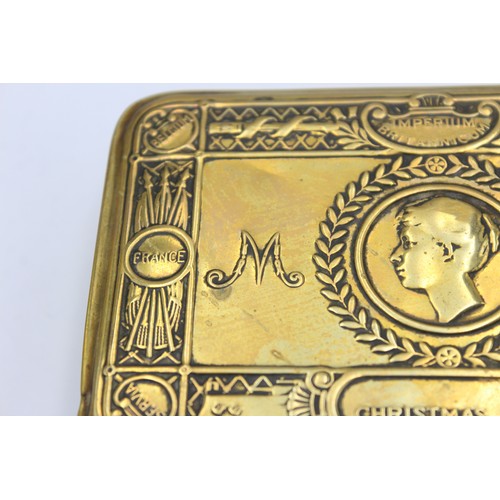 479 - WW1 1914 Princess Mary Brass Christmas Tin