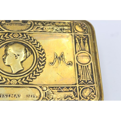 479 - WW1 1914 Princess Mary Brass Christmas Tin