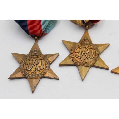 503 - 4 x WW2 Medals Inc Africa, France & Germany Stars