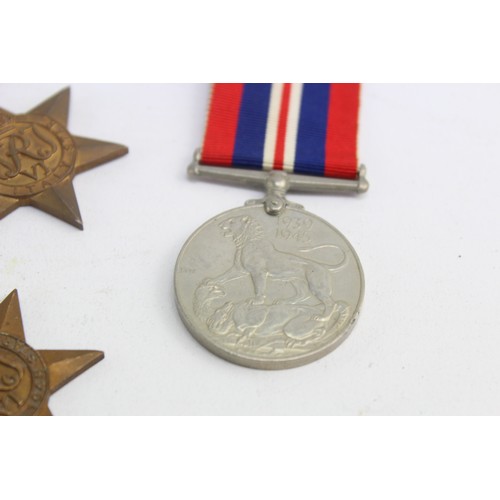 507 - 5 x WW2 Medals Inc Africa & Italy Stars