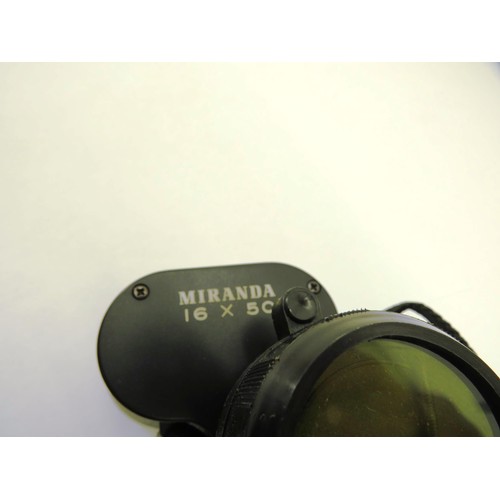 352 - MIRANDA 16 x 50 BINOCULARS WITH CARRYCASE