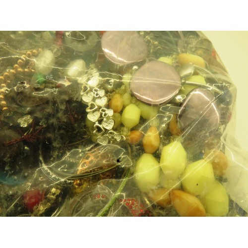 241 - 10KG BAG OF COSTUME JEWELLERY