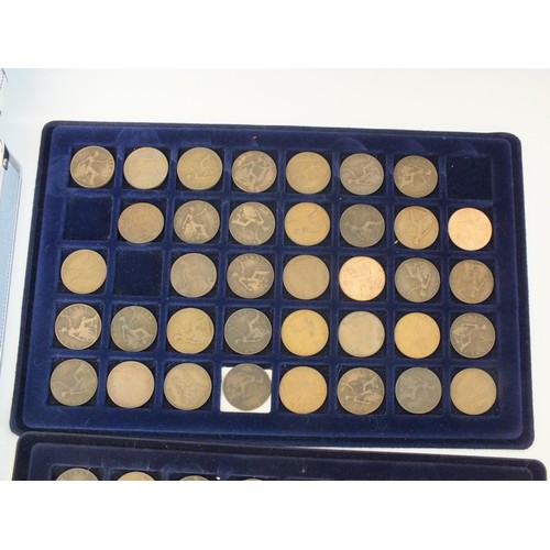 169 - LARGE COLLECTION OF PRE DECIMAL COINS IN METAL CARRY CASE