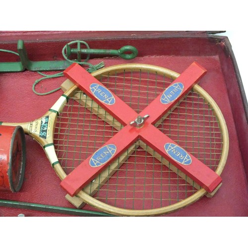 202 - VINTAGE BADMINTON SET