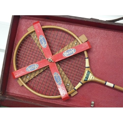 202 - VINTAGE BADMINTON SET