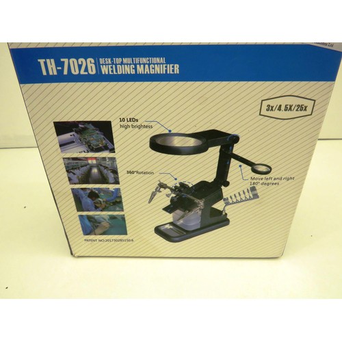 312 - DESK TOP MULTI-FUNCTIONAL WELDING MAGNIFIER