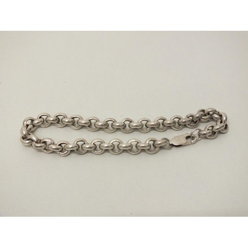 210 - HEAVY SILVER BELCHER BRACELET