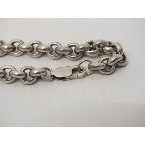 210 - HEAVY SILVER BELCHER BRACELET