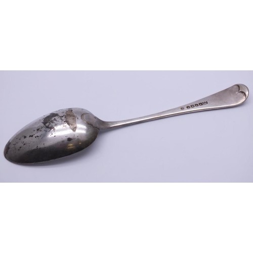 394 - VINTAGE SILVER PLATED DESSERT SPOON