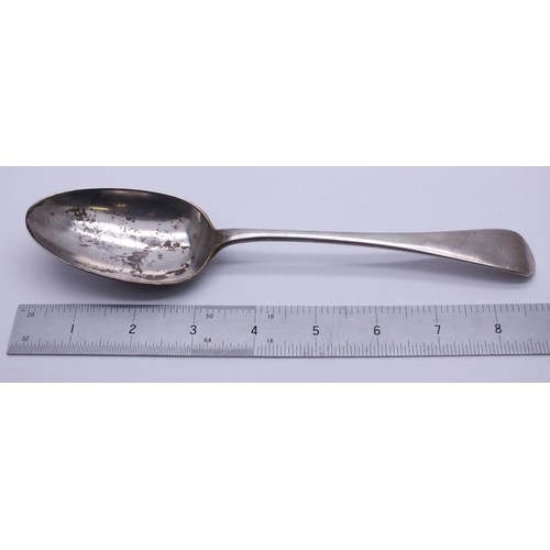 394 - VINTAGE SILVER PLATED DESSERT SPOON