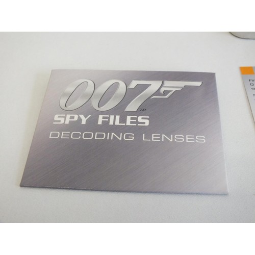 267 - JAMES BOND 007 SPY FILES COLLECTORS TIN WITH SEALED CARDS