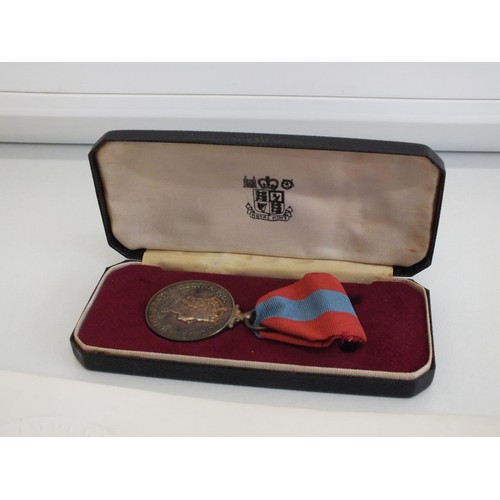 289 - IMPERIAL SERVICE MEDAL IN PRESENTATION BOX WITH PAPERWORK TO CHARLES ALBERT WILTSHIRE