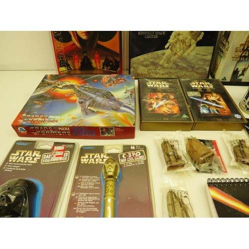 47 - BOX OF STAR WARS MEMORABILIA