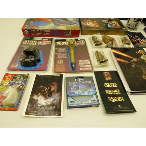 47 - BOX OF STAR WARS MEMORABILIA