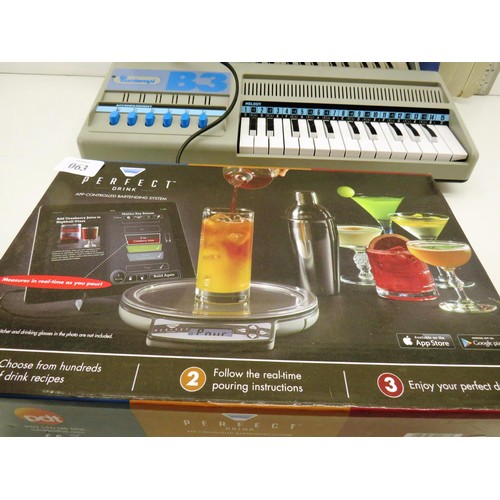 63 - PERFECT DRINK APP CONTROLLED BAR TENDING SYSTEM AND BONTEMPI ORGAN