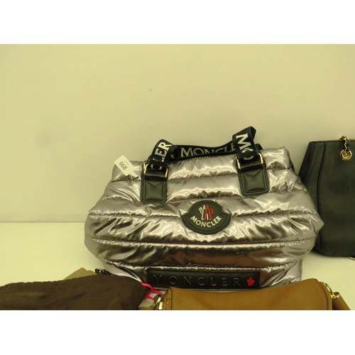 68 - MONCLER BAG, MIMCO LEATHER BAG AND MICHAEL KORS BAG 