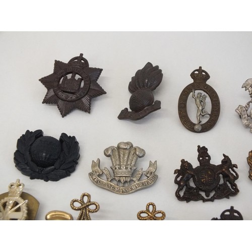 8 - BAG OF MILITARY COLLAR BADGES