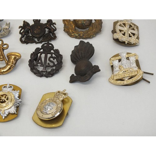 8 - BAG OF MILITARY COLLAR BADGES