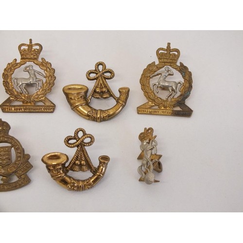 9 - BAG OF MILITARY COLLAR BADGES