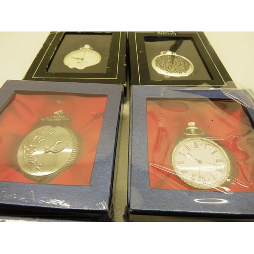 87J - 7 x POCKET WATCHES - NEW