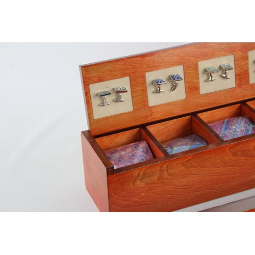 612 - GUI LAROQUE Tie & Cufflink Sets In Presentation Box