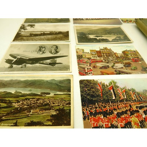 2 - VINTAGE POSTCARD ALBUM PLUS SELECTION OF PICTURE POSTCARDS, VARIOUS POSTCARDS FROM 1930`S AND 1940`S... 