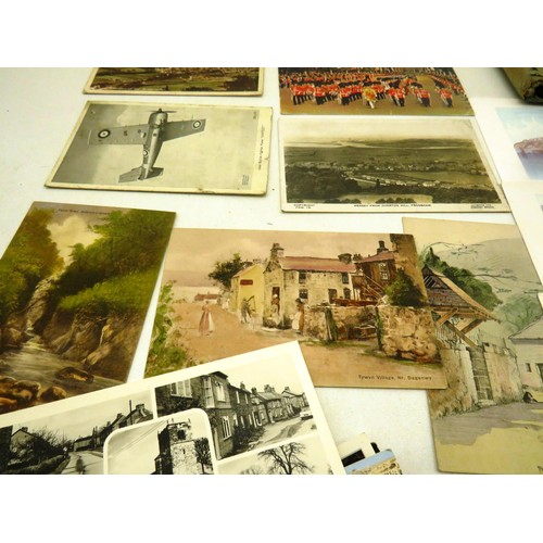 2 - VINTAGE POSTCARD ALBUM PLUS SELECTION OF PICTURE POSTCARDS, VARIOUS POSTCARDS FROM 1930`S AND 1940`S... 