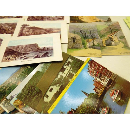 2 - VINTAGE POSTCARD ALBUM PLUS SELECTION OF PICTURE POSTCARDS, VARIOUS POSTCARDS FROM 1930`S AND 1940`S... 