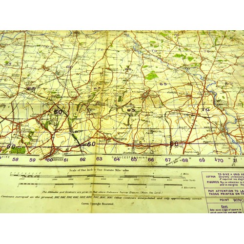 6 - ORDNANCE SURVEY MAP  WAR OFFICE 1940