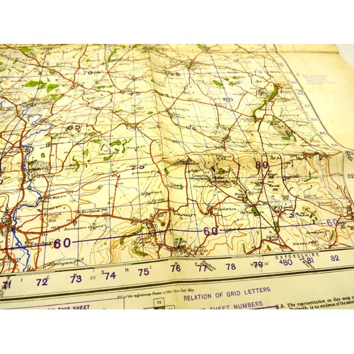 6 - ORDNANCE SURVEY MAP  WAR OFFICE 1940