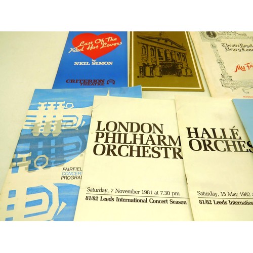 51 - COLLECTION OF OLD THEATRE PROGRAMMES