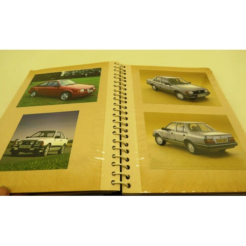 55 - ALBUM OF PHOTOGRAPHS- POLICE CARS, FORD CARS ETC