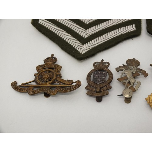 178 - 10 x MILITARY BADGES