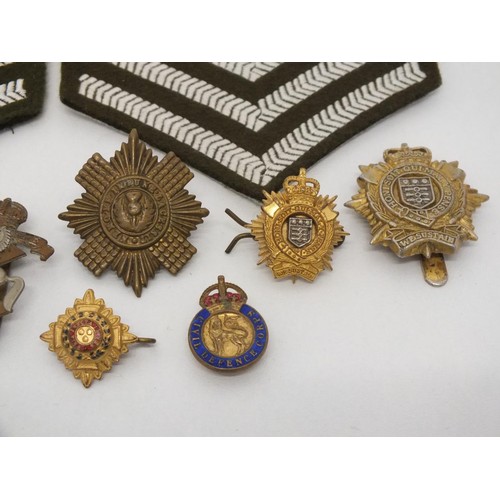 178 - 10 x MILITARY BADGES