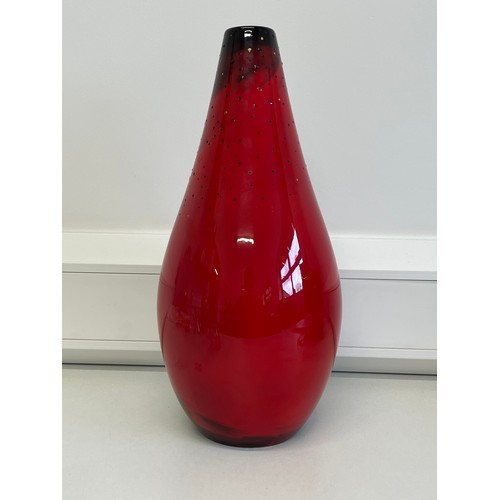 103 - PEGGY DAVIES LTD EDITION LARGE FLAMBE TAJ MAHAL VASE APPROX HEIGHT 16