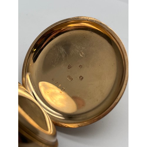 65B - GENTS 9ct GOLD HALF HUNTER POCKET WATCH BY 'ROLEX'
50mm CASE DIAMETER - HAND WOUND 17 JEWEL MOVEMENT... 