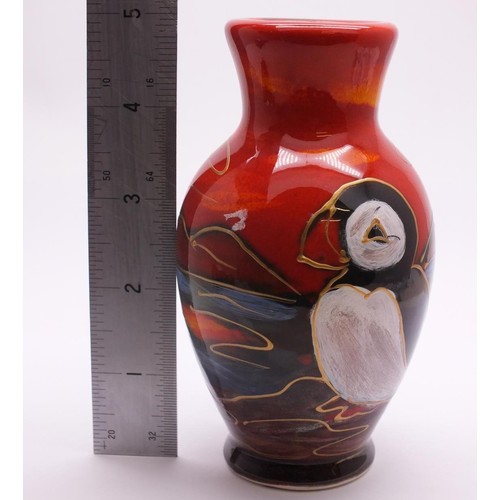 234 - ANITA HARRIS PUFFIN VASE