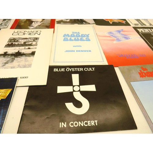 74 - ROCK CONCERT PROGRAMMES AND T-SHIRTS PINK FLOYD, T-REX AND MORE