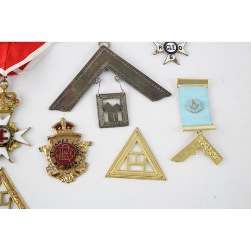 415 - Job Lot of Masonic / RAOB Jewels / Medals, Etc